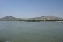 Kabul River in Jalalabad, Afghanistan