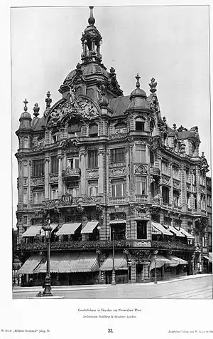 General view from Pirnaischer Platz