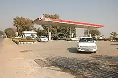 A petrol pump in Kakrali