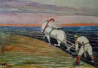 Kalevipoeg Plowing (1934)