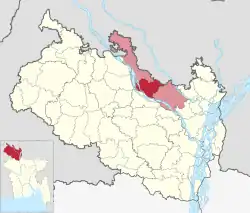 Location of Kaliganj