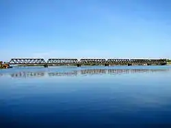 Kallady Bridge, over Batticaloa lagoon