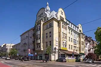 Facade onto Gdańska Street