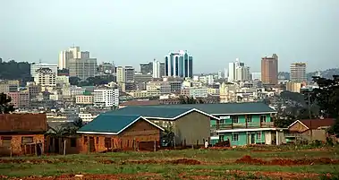 Kampala skyline