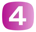 Kanal 4 first logo from 2006 to 2012