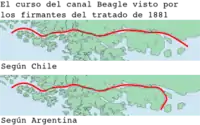 1904 Argentina changed its view of the Beagle Channel