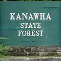 Thumbnail image of Kanawha State Forest entrance sign