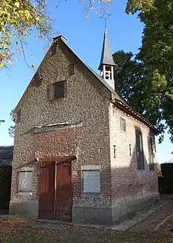 The chapel (ca. 2018) in Aldeneik, consecrated by Herlindis and Relindis