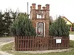 Warmian old wayside shrine