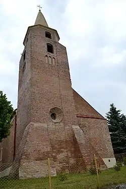 Romanesque church in village