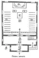 Interior plan of the Kenesa, 1912