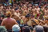 Mekare-kare pandan battle in Tenganan village, Bali