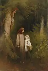 Abschied (Farewell), oil on canvas, 223 x 152 cm, Vienna 1892