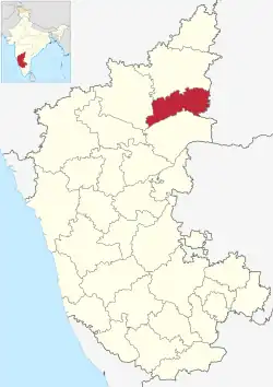 Location in Karnataka