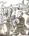 Karposh arresting Chetniks WWII (animation from Nash Vesnik 1962