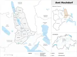 Location of Hochdorf District