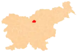 Location of the Municipality of Gornji Grad in Slovenia