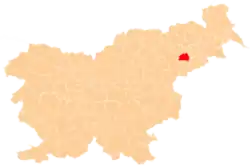 Location of the Municipality of Kidričevo in Slovenia