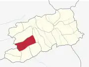 Location of Kadumeni within East Eleri