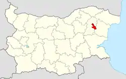 Kaspichan Municipality within Bulgaria and Shumen Province.