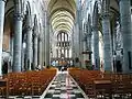 The interior of the church