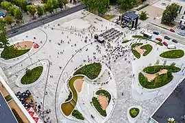 Vienybės Square in the New Town