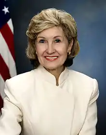 U.S. Senator Kay Bailey Hutchison of Texas