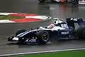 Kazuki Nakajima in the wet at the 2009 Chinese Grand Prix, 19 April 2009