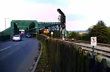 Keadby Bridge, from Althorpe Railway Station