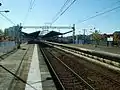 The view from the up end of the platforms in November 2008