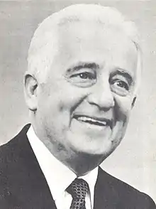 Post card photo of Kenneth Keating