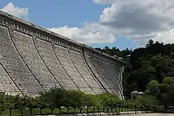 Kensico Dam at the Kensico Reservoir in Valhalla