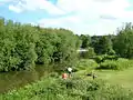 Upstream from Teston Bridge