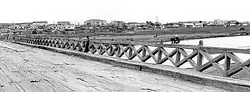 Bridge over the Kherlen River in Choibalsan (taken in 1972)