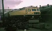 Kestrel outside Derby Works during testing in 1968