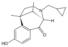 Chemical structure of ketazocine.