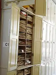 Kew Herbarium, storage in the old wing