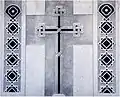 Modern khachkar (1999), St. James Armenian Church in Watertown, MA, USA