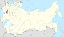 Location in the Russian Empire