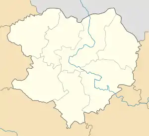 Prykolotne is located in Kharkiv Oblast