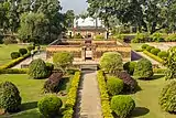 Khushbagh:The cemetery at Khusbagh hosts the graves of the Nawabs of Bengal of the Afshar dynasty and their family members. It is the resting place, amongst others, of Nawab Alivardi Khan, Nawab Siraj ud-Daula, his wife Lutfunnisa Begum,  his mother Amina Begum and his maternal aunt Ghaseti Begum.