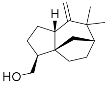 Structure of khusimol, another fragrant component of the oil of vetiver.