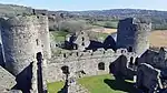 The castle inner courtyard