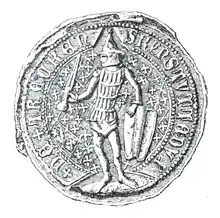 Seal of Duke Kęstutis from 1379.