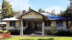 The Kilauea Lodge in Volcano, Hawaii was built in 1938 as a YMCA camp.