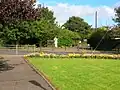 The gates on the Kilwinning Road.