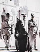 With Glubb Pasha (1st from left) in 1952.