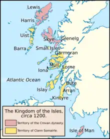 Map of Britain and Ireland