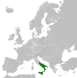 The Kingdom of the Two Sicilies in 1839