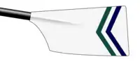 Image showing the rowing club's blade colours